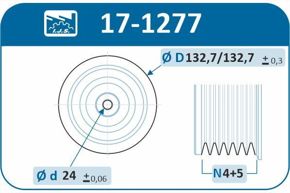  Koło pasowe wału korbowego Subaru Impreza 2